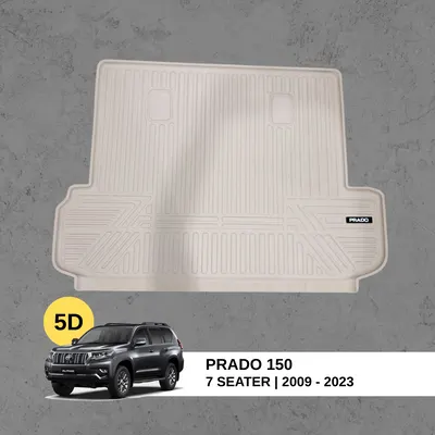 Beige Prado 150 7 seater Trunk Mat