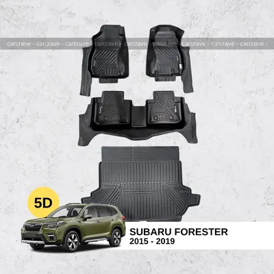 5D Floor Mats fo Subaru Forester with trunk mat 2015-2019