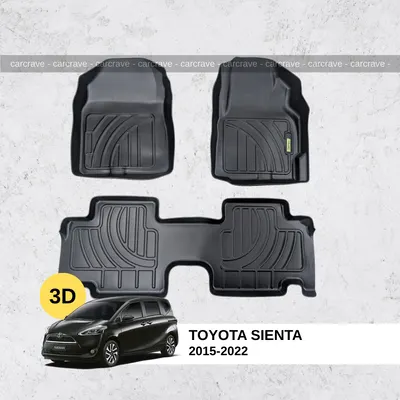 3D Floor Mats for Toyota Sienta (2015-2022)