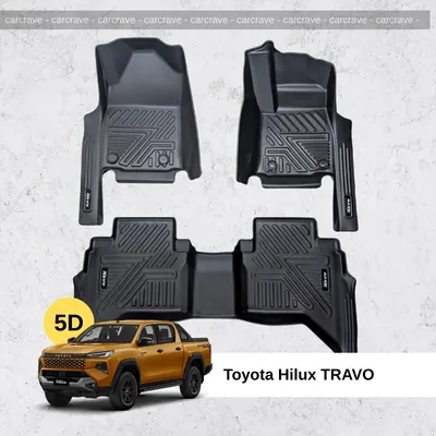 5D Floor Mats for Hilux Travo