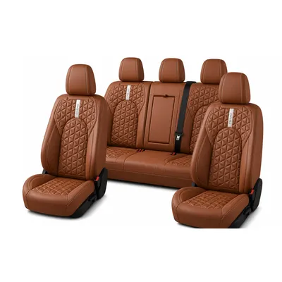 Diamond Seat Covers - Brown