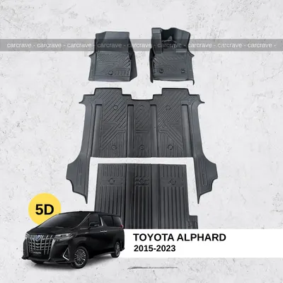 5D Floor Mats for Toyota Alphard 2015-2023